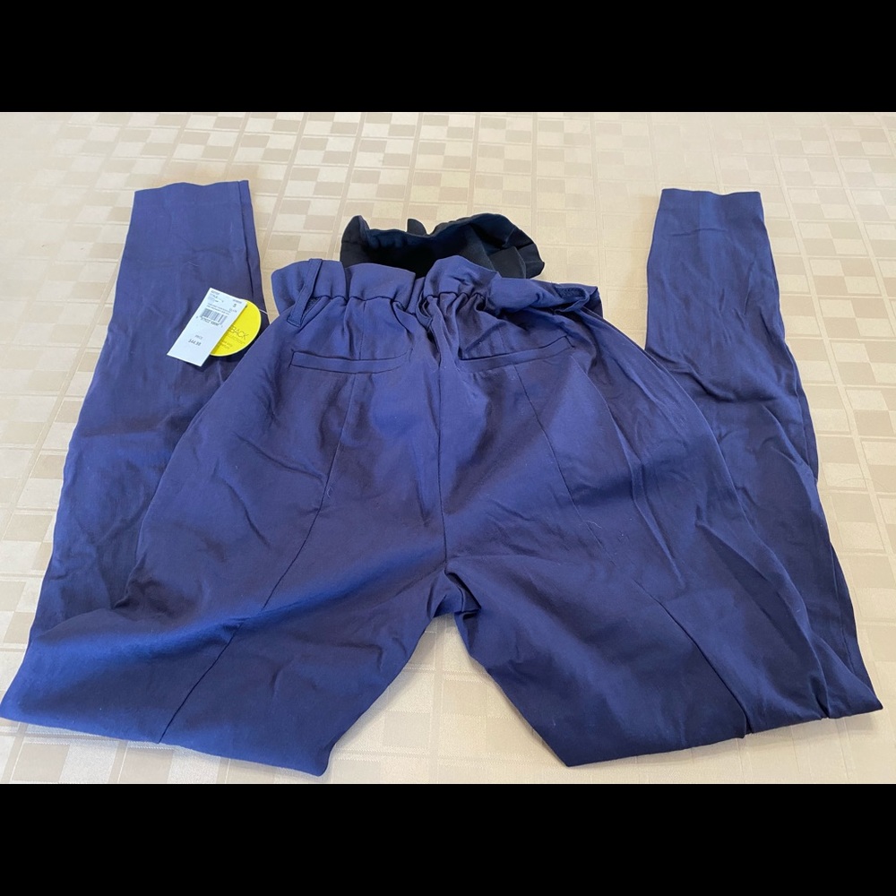 NWT Women’s Motherhood Maternity Small Bounce‎ Back Collection Blue 26 X 27.5